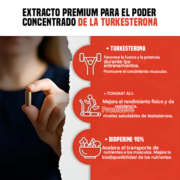 Turkesterona | Despierta tu Potencia Masculina